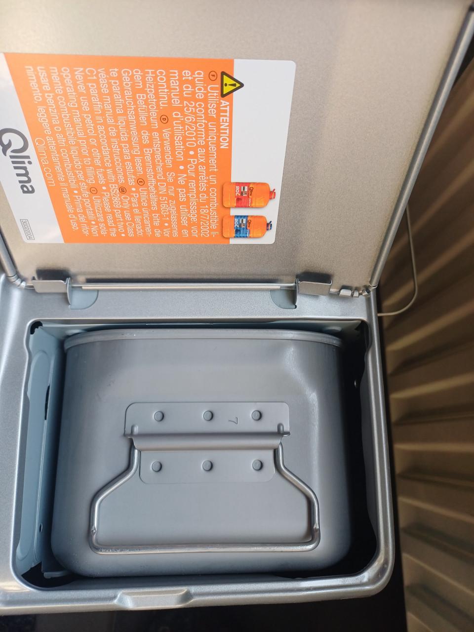 Als nieuw Qlima petroleum kachel