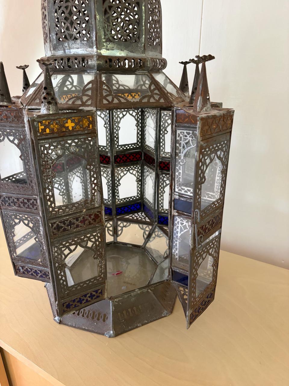 Grote Marokkaanse lamp / lantaarn