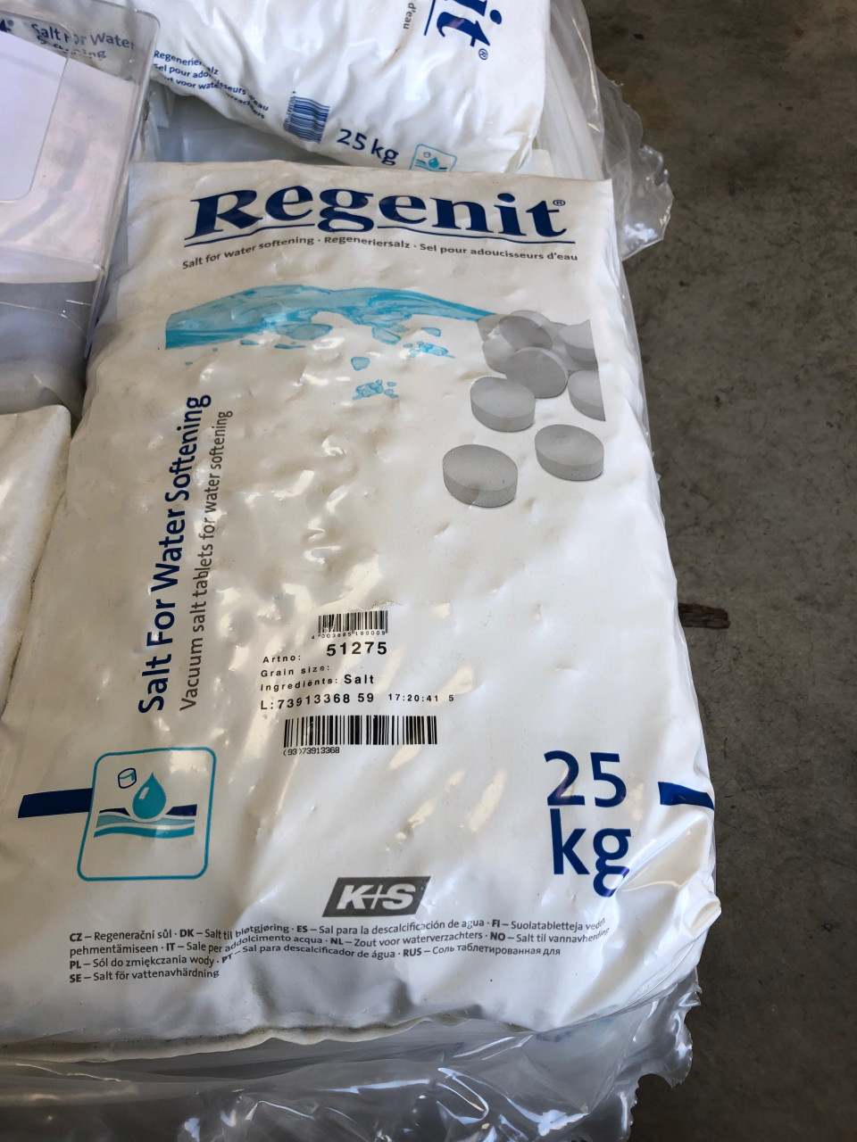 25 kg wateronthardingszout v 17,95  koffie gratis