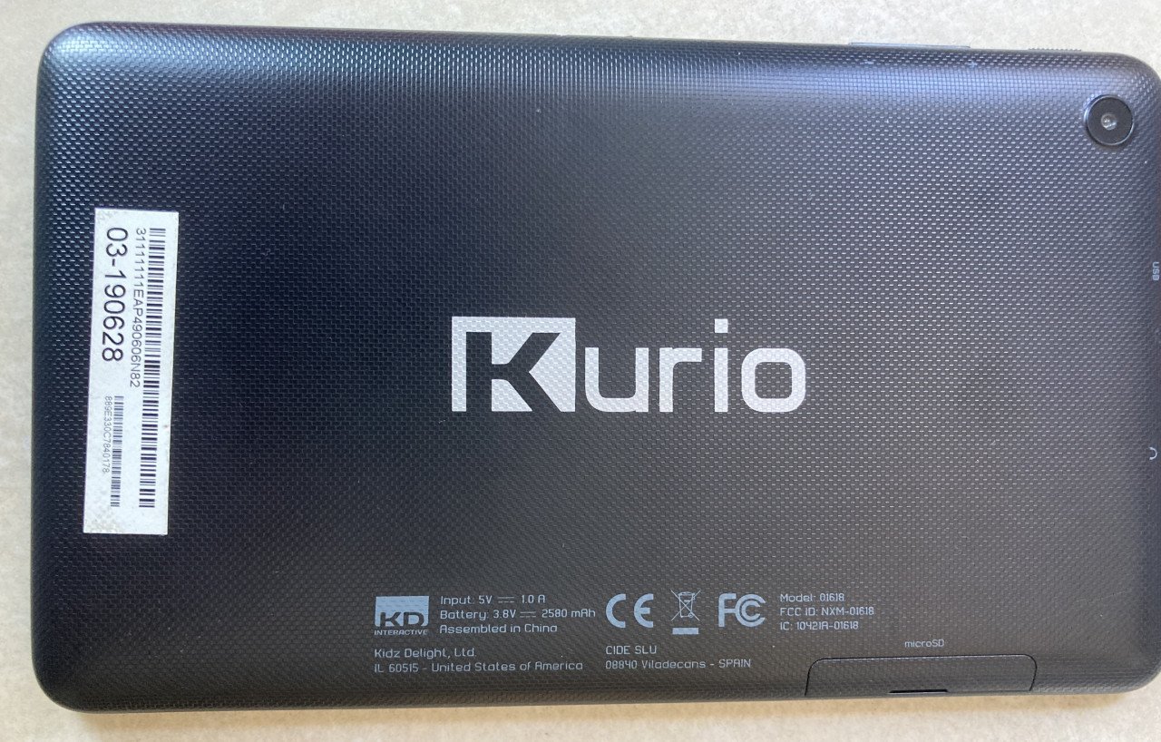 Kurio TAB Connect Studio 100 incl sleeve en beschermkoffer