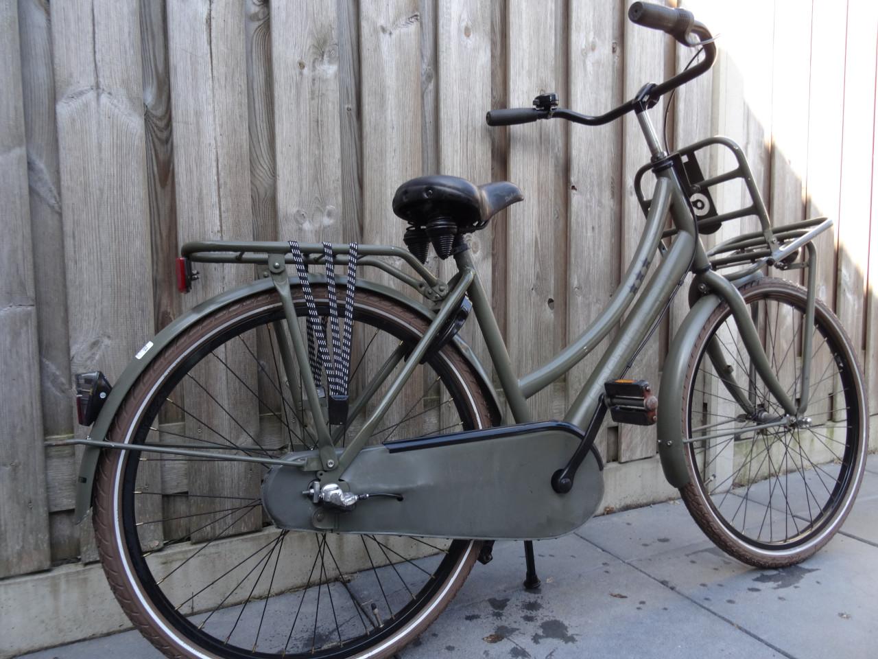 Cortina U4 Transport Meisjesfiets – 26 inch – Legergroen – 3 versnellingen