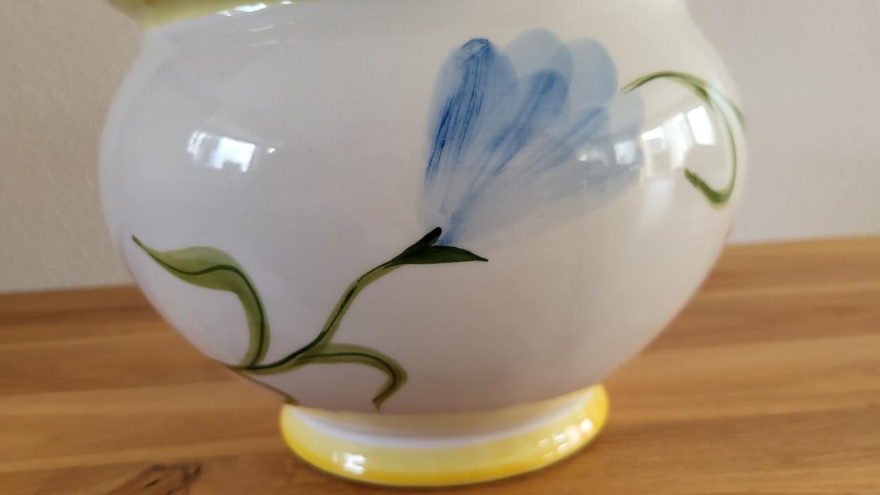 Bloempot handgeschilderd