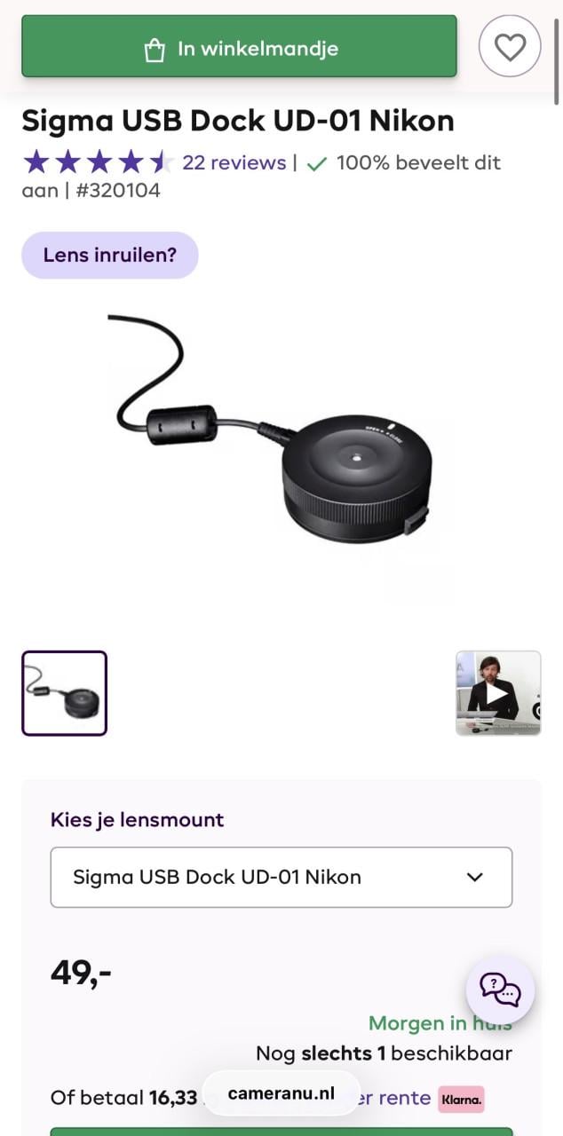 Sigma 150-600 F5-6.3 SPORTS Nikon F + toebehoren