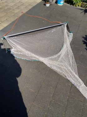 Te koop garnalennet,visnet, aasnet