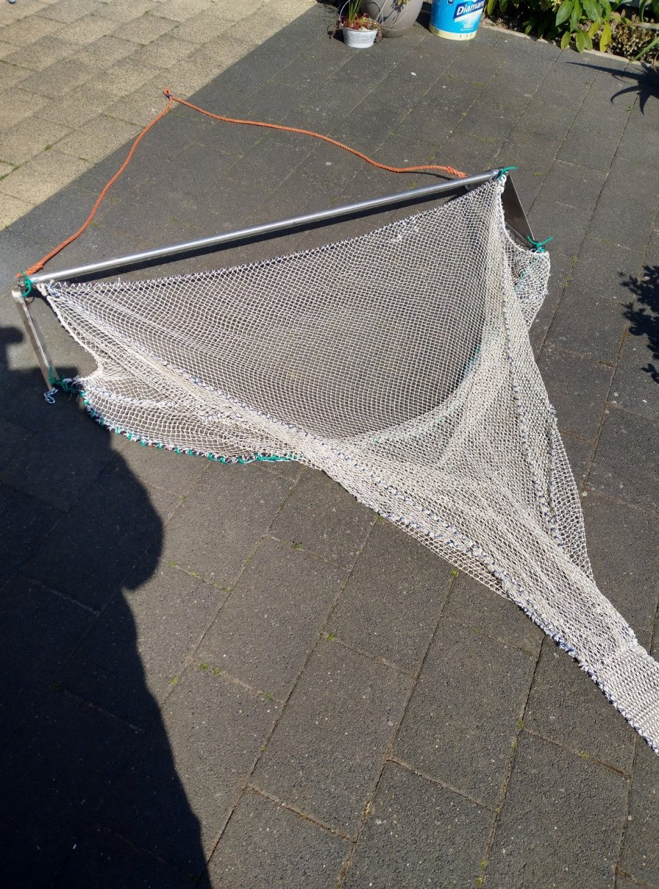 Te koop garnalennet,visnet, aasnet