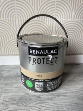 Muurverf Renaulac mat zand 2,5 liter