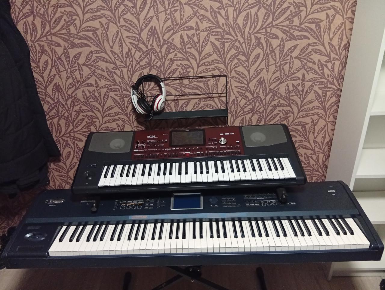 Korg keyboards (Triton Extreme en PA700)