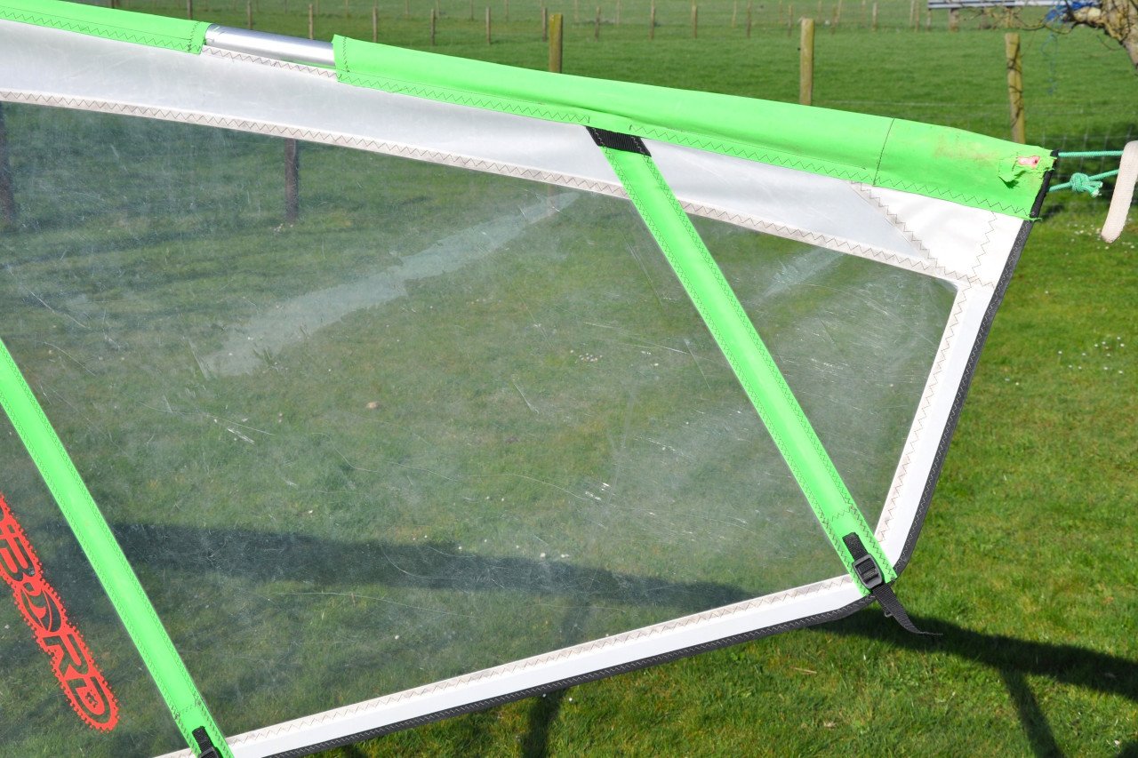 3.0m2 Kinderzeil compleet met lichte mast, giek en mastvoet