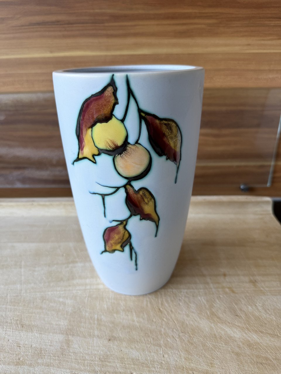 Flora Gouda Holland keramiek vaas. Decor Paola