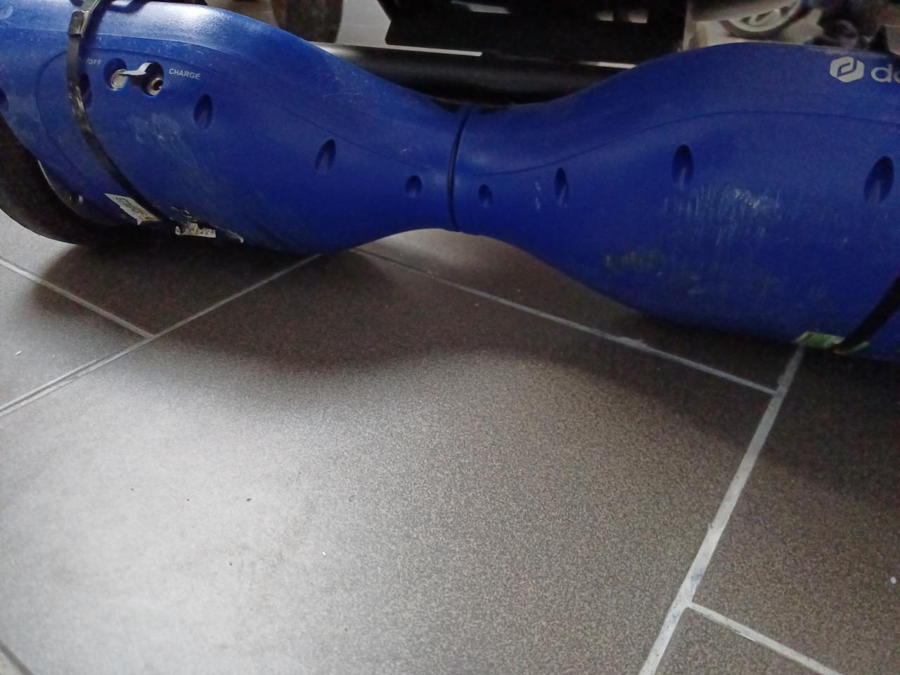 Hoverboard met hoverkart