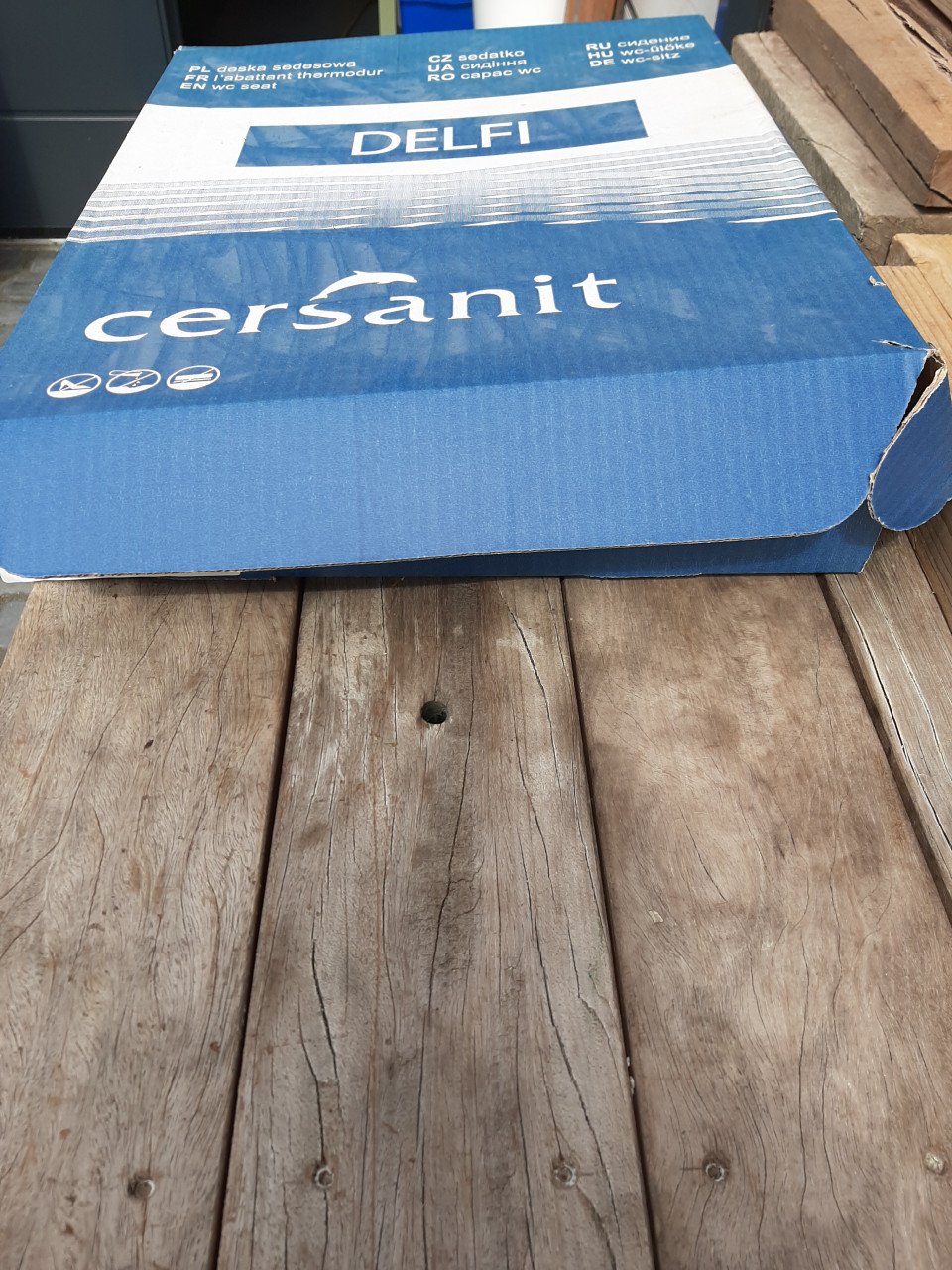 Te koop nieuwe witte wc bril merk Cersanit
