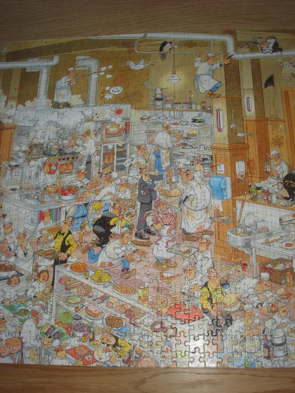Te koop Complete Jan van Haasteren puzzel The Kitchen 950 stukjes
