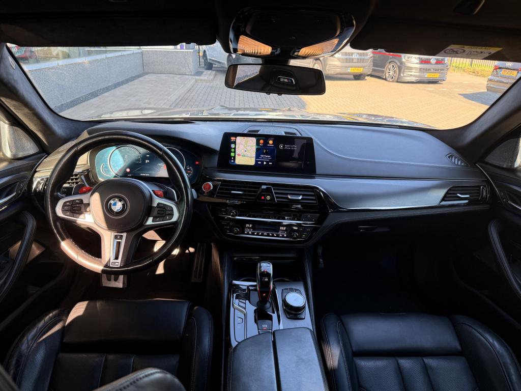 BMW M5 5-serie | b&w | head-up | memory | carbon | 360 | rear entertainment