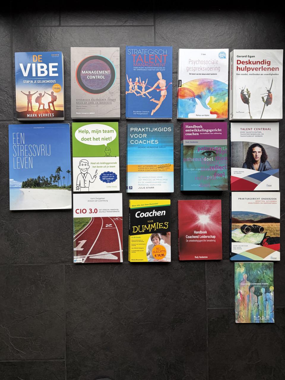 Gemiddeld €10,= p/st Studie/Coaching/Management- Div. Titels