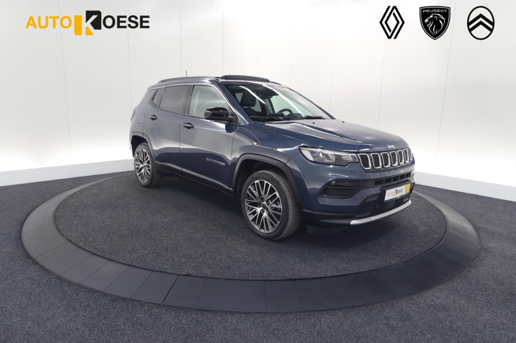 Jeep Compass 4xe 190 plug-in hybrid electric limited | elektrisch panoramad