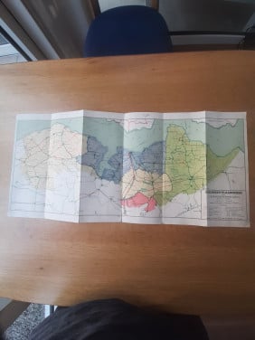 Kaart van Zeeuwsch-Vlaanderen uit 1926