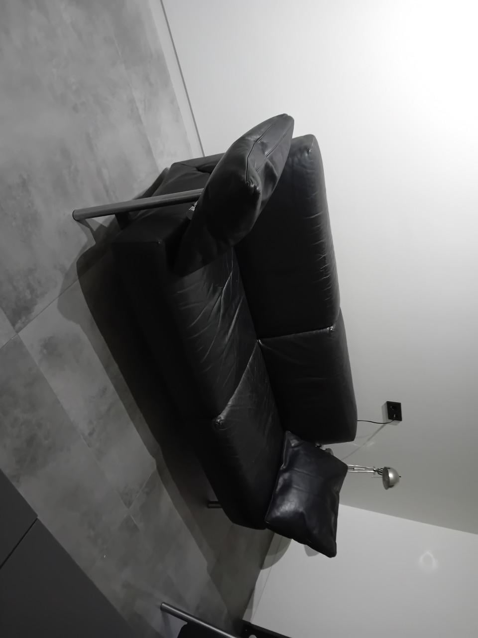 2 leren design banken