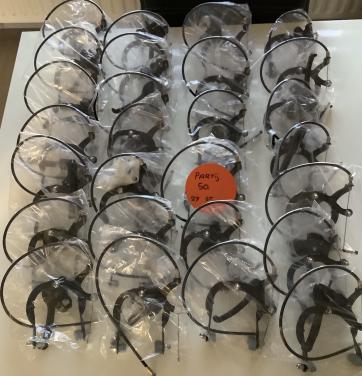 **** partij knijpremsetjes voor 12 inch fietsjes. ****.   (partij 50)