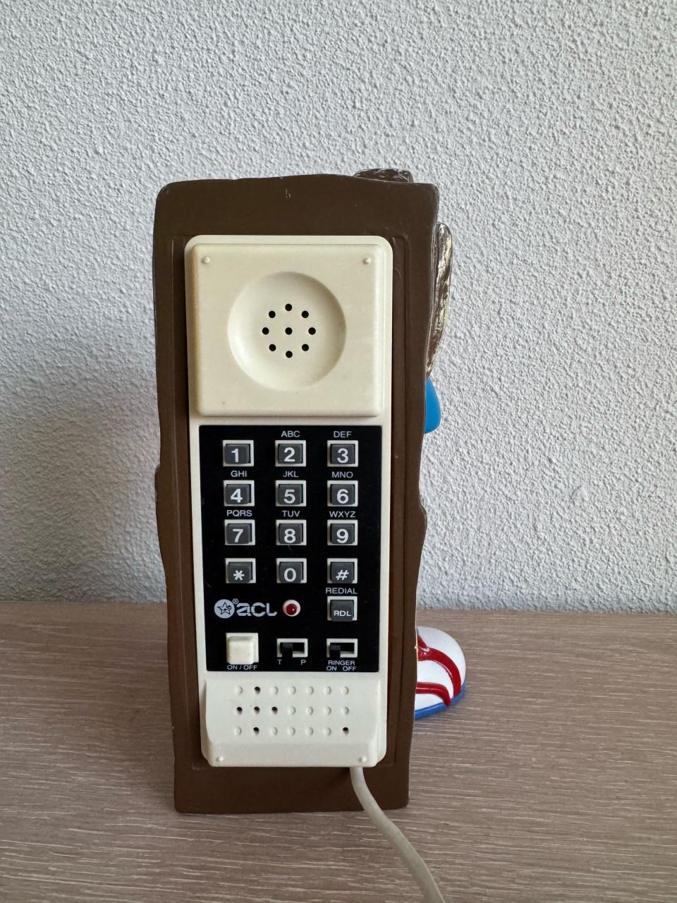 Vintage Garfield Telefoon - Basketbal (werkend)