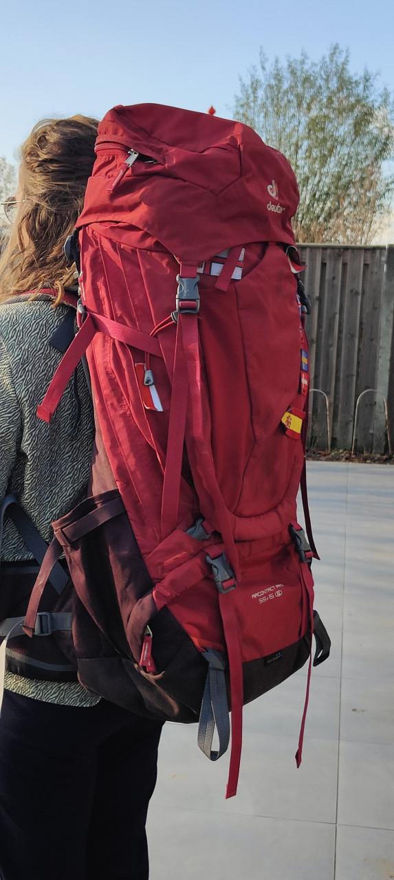 Backpack 55+15 liter