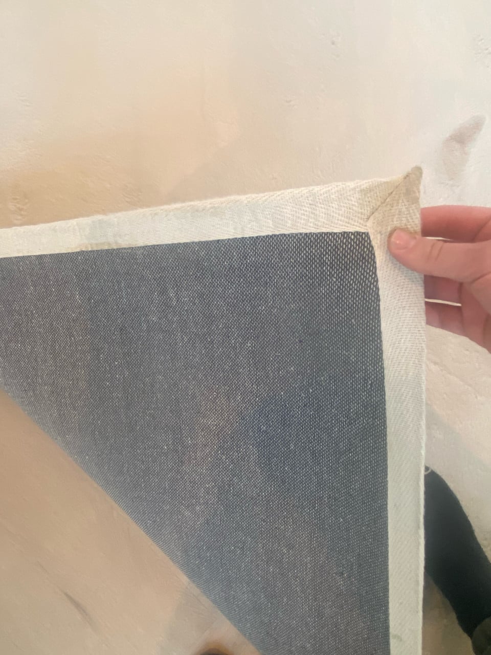 Wollen vloerkleed 200x288 cm – beige – goede staat