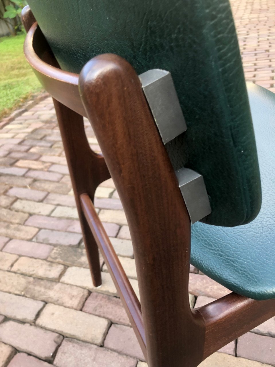 4 vintage eettafel stoelen.