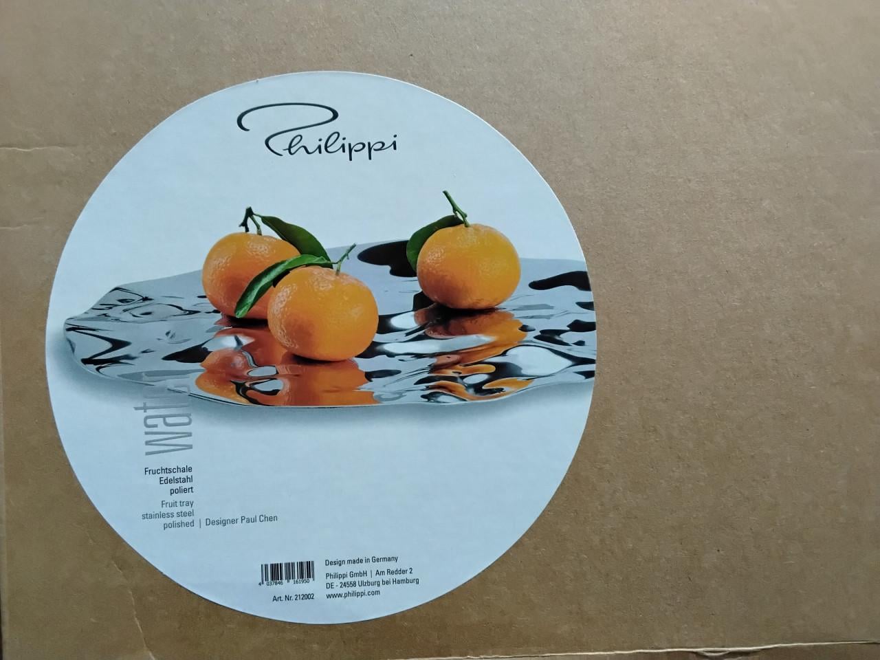 Disign fruitschaal stainless steel van Jan Philippi