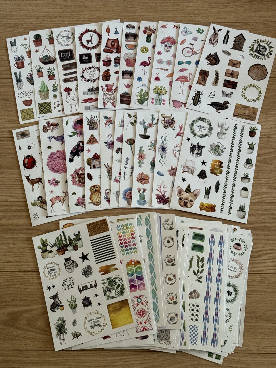 Nieuw 100 A4 stickervellen leu kom mee te knutselen stickers