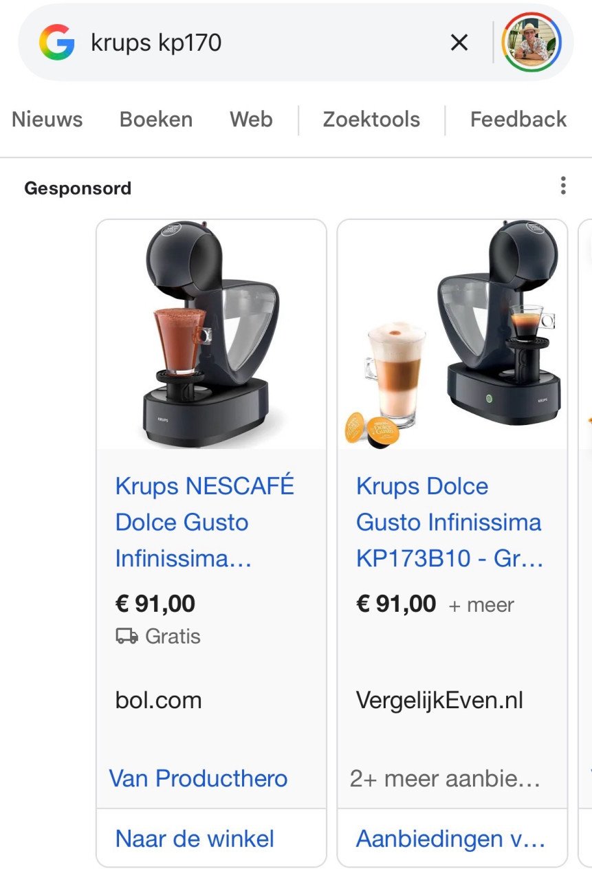 Krups Dolce Gusto KP170