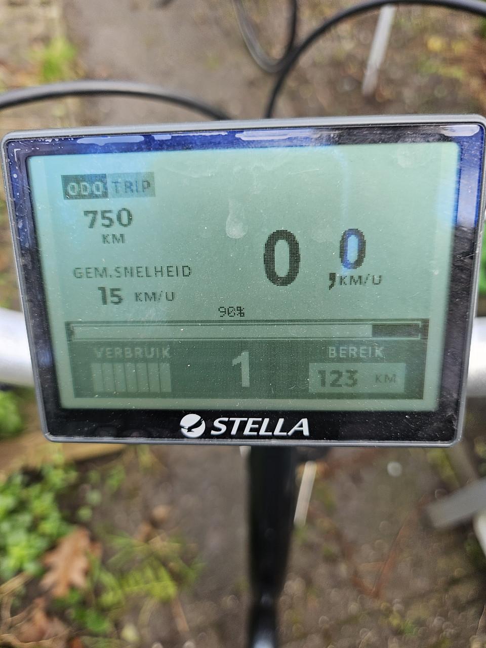 Stella Nantes lage instap e- bike maar 750 km