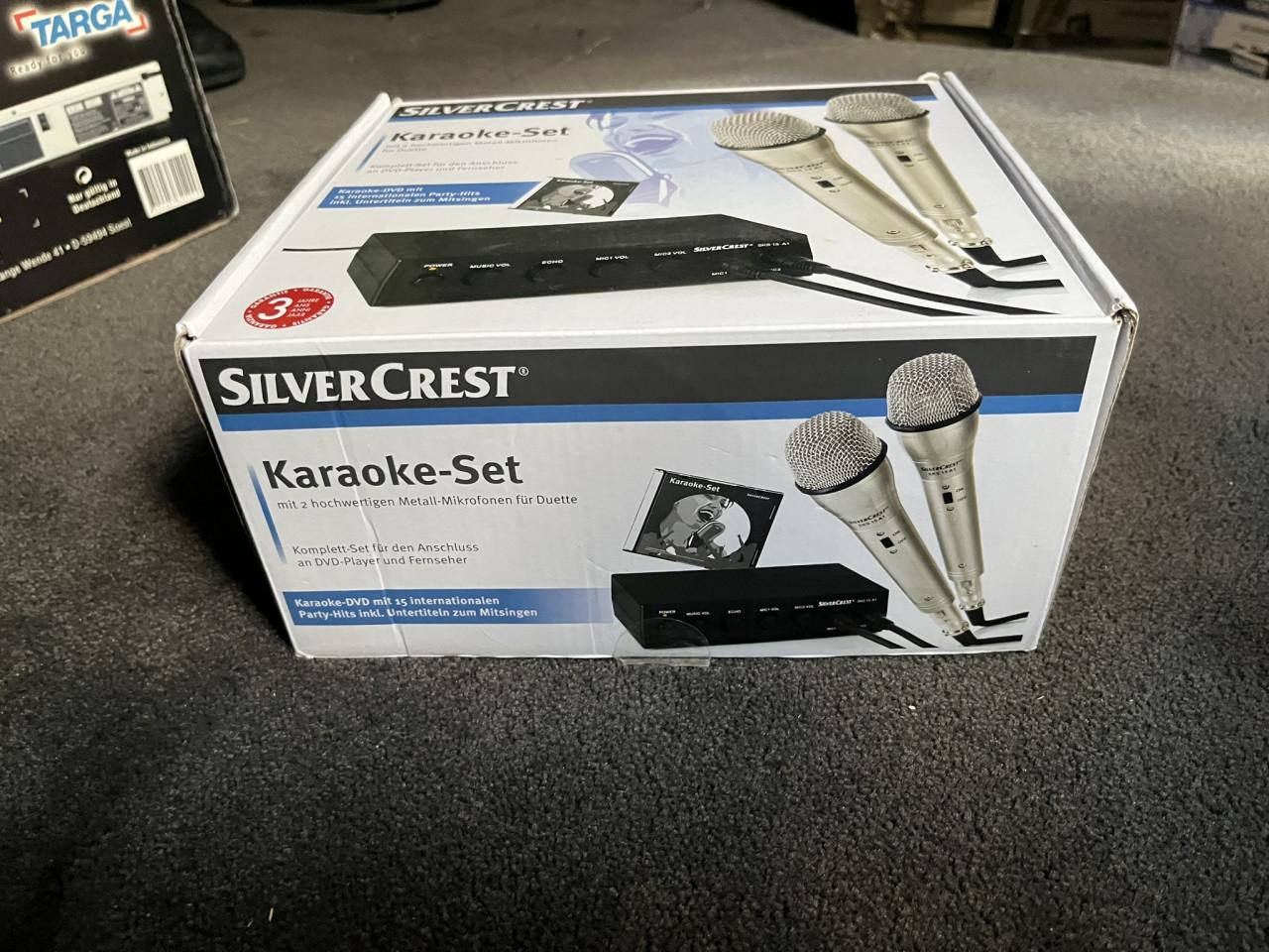 Mirofoonset Silvercrest Karaoke set