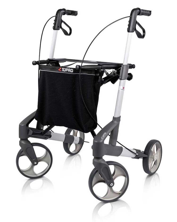 TOPRO Troja Original Rollator lichtgewicht met tas nieuwprijs €299,-