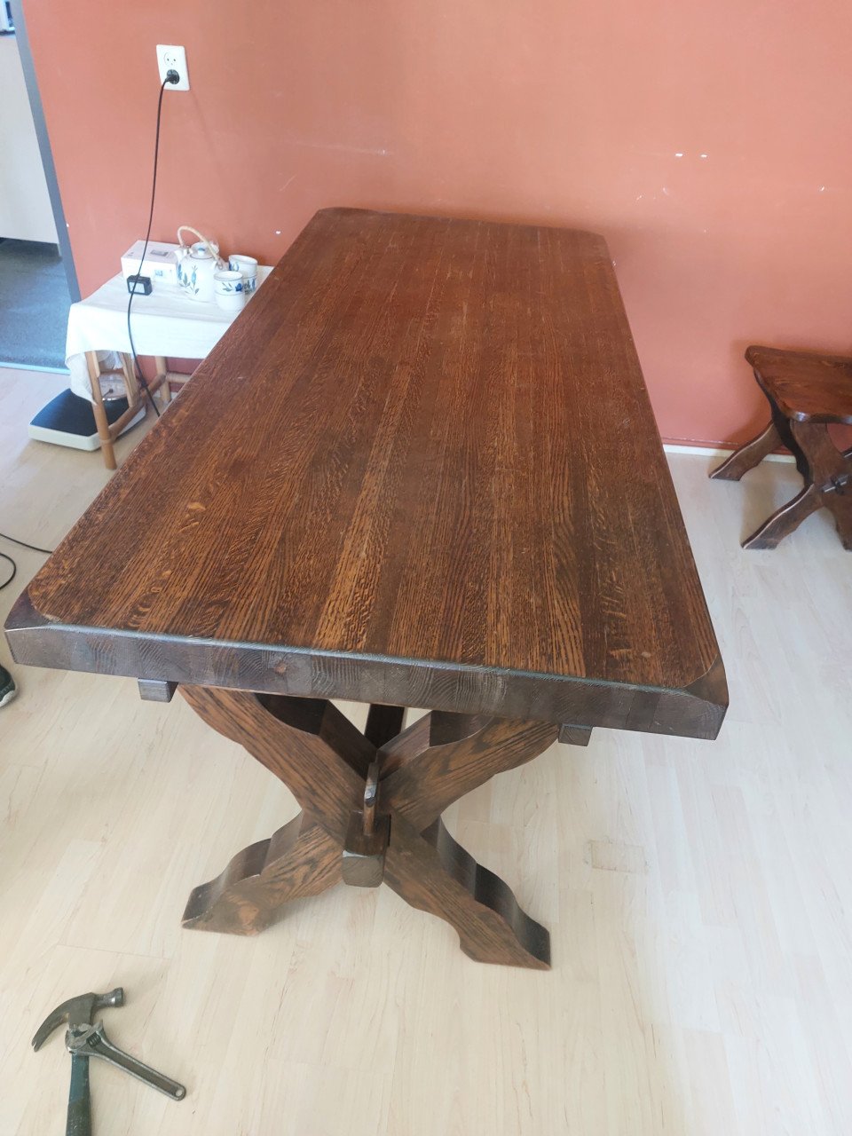 Eiken klooster tafel