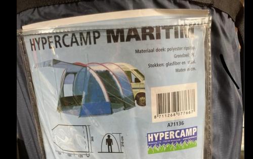 Een compacte 3-persoons bustent van Obelink Hypercamp, model A71136