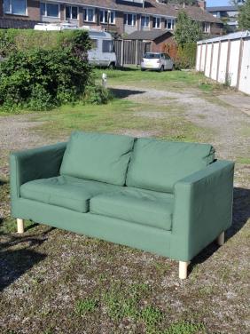 2 zitsbank groen