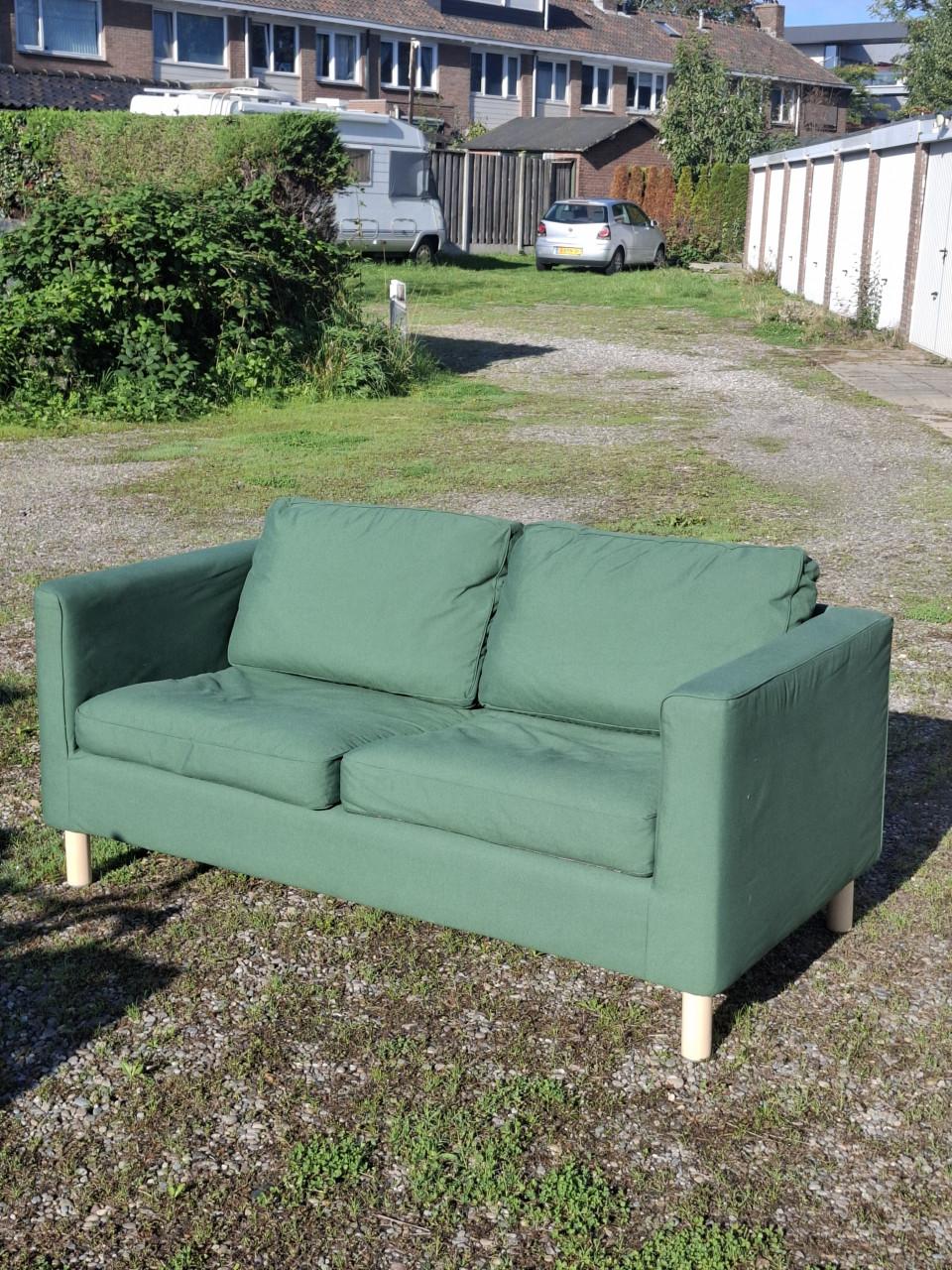 2 zitsbank groen