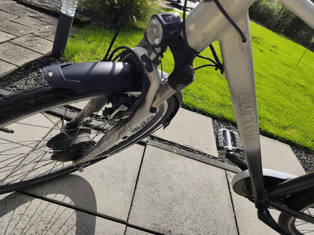 Button electrische heren fiets