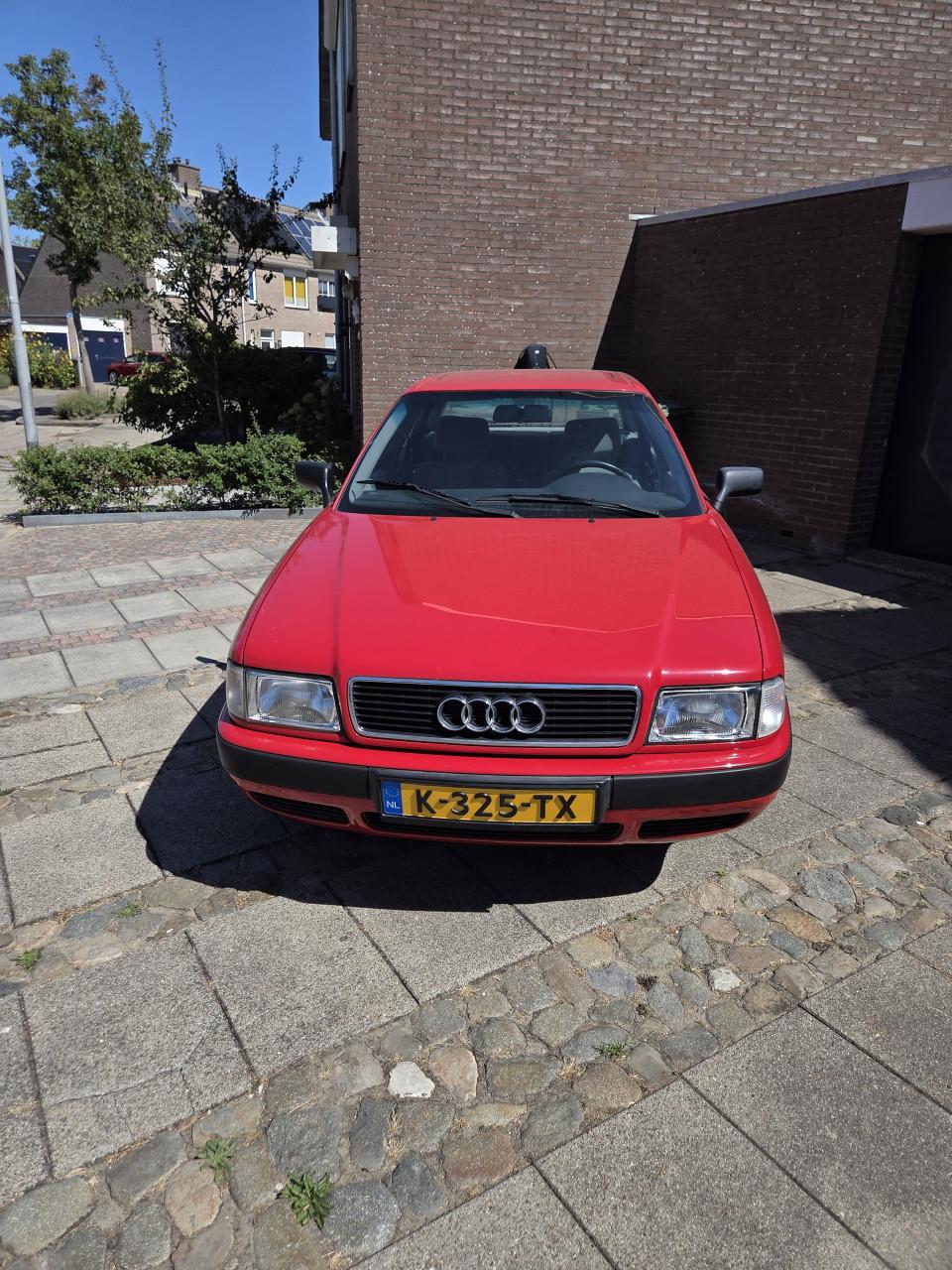 Audi 80 1992 rood
