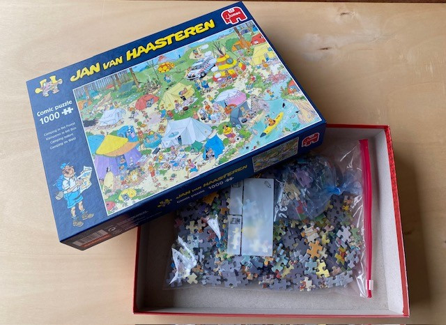 Jan van Haasteren puzzel | Kamperen in het bos | 1000 st.
