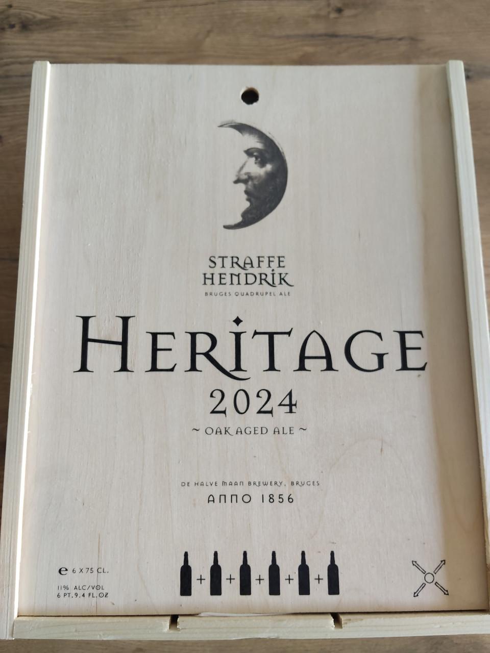Straffe Hendrik Heritage 2024 Oak Barrel Aged set van 6 flessen in kistje