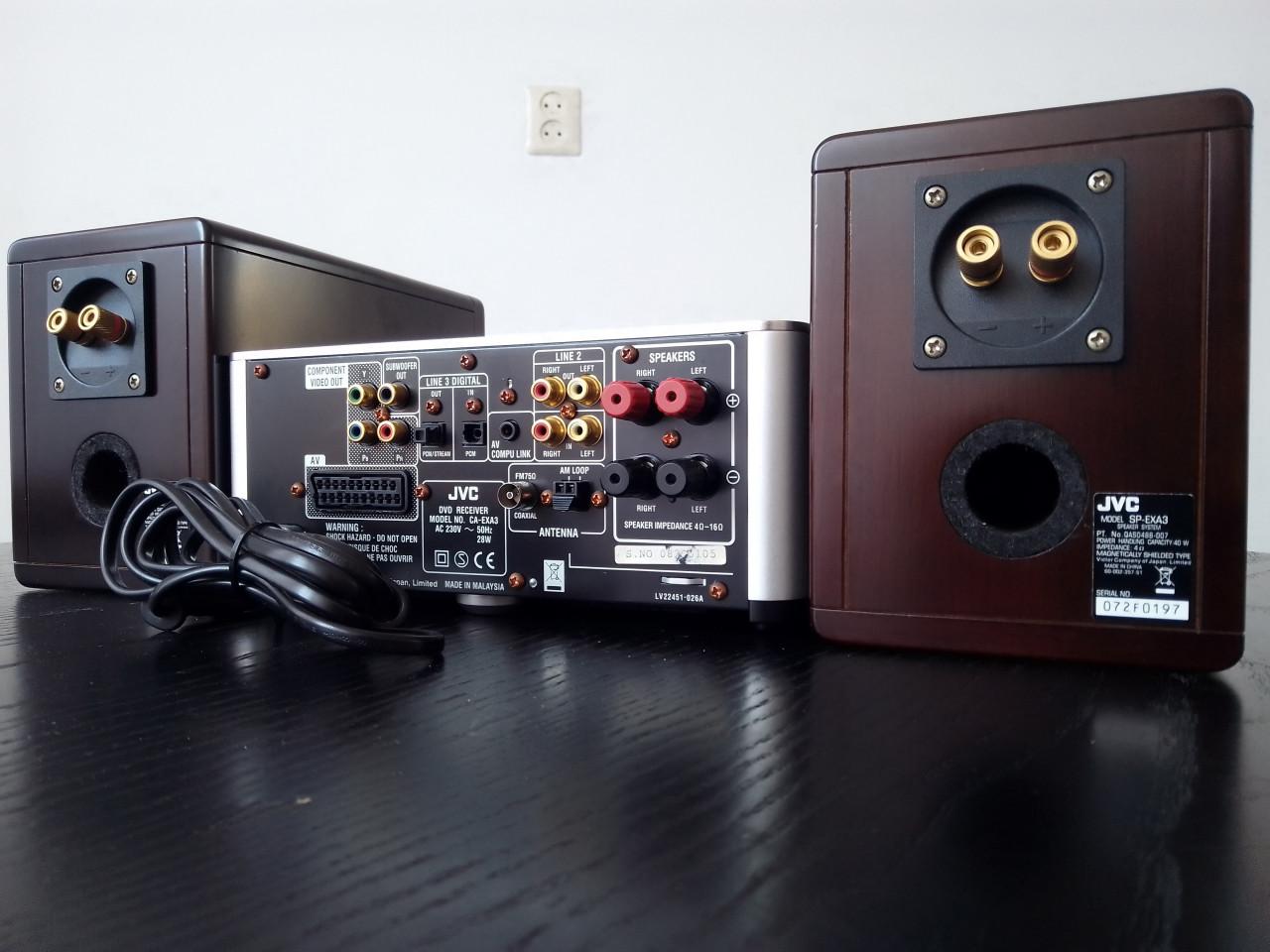 JVC CA-EXA3 woodcone  stereo set