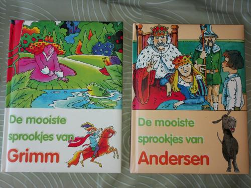 2 splinternieuwe dikke sprookjesboeken Andersen en Grimm