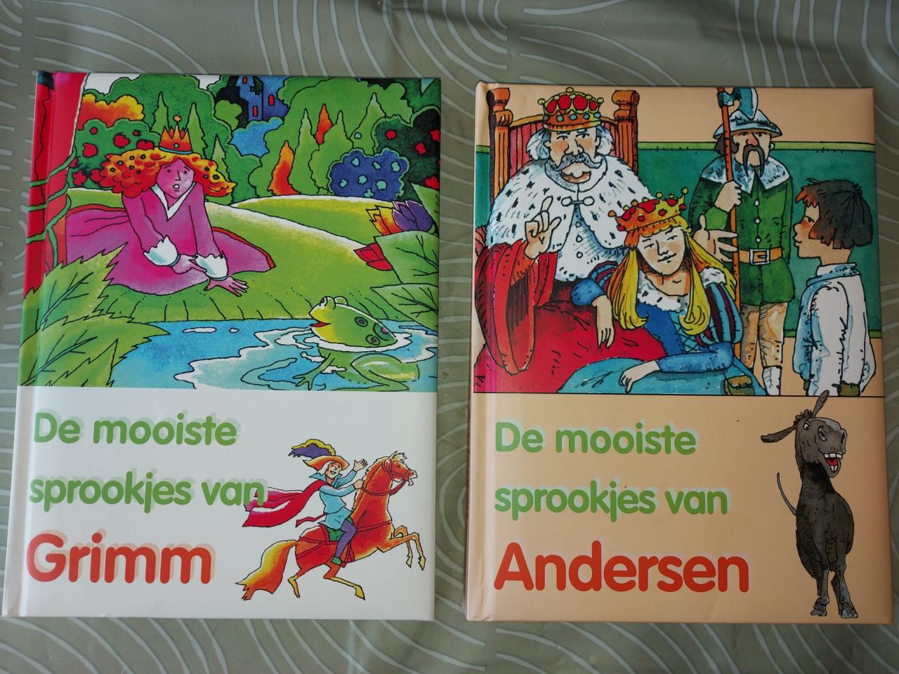 2 splinternieuwe dikke sprookjesboeken Andersen en Grimm