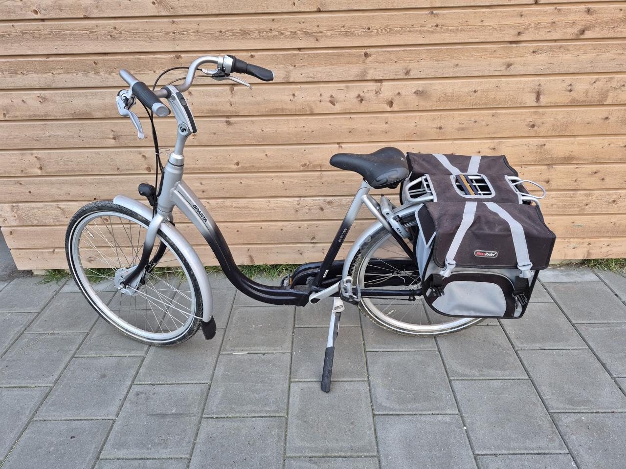 Bijna nieuwe fiets lage instap