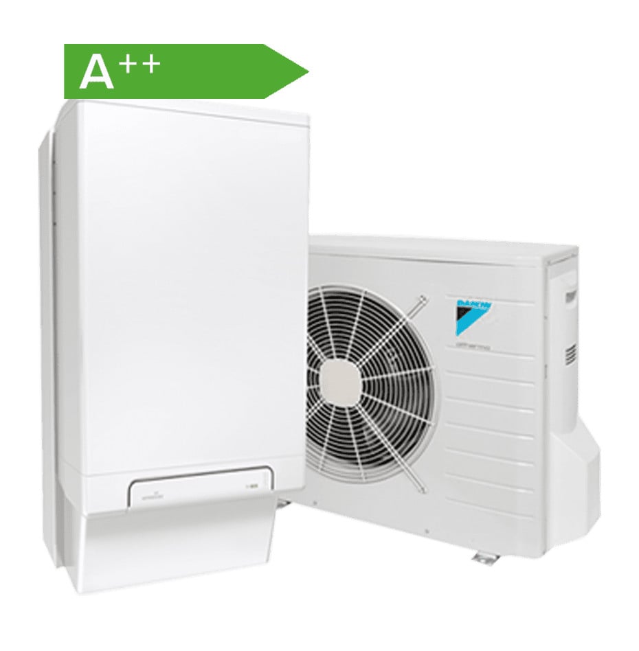 Daikin hybride warmtepomp + Intergas HR combiketel, levering en montage