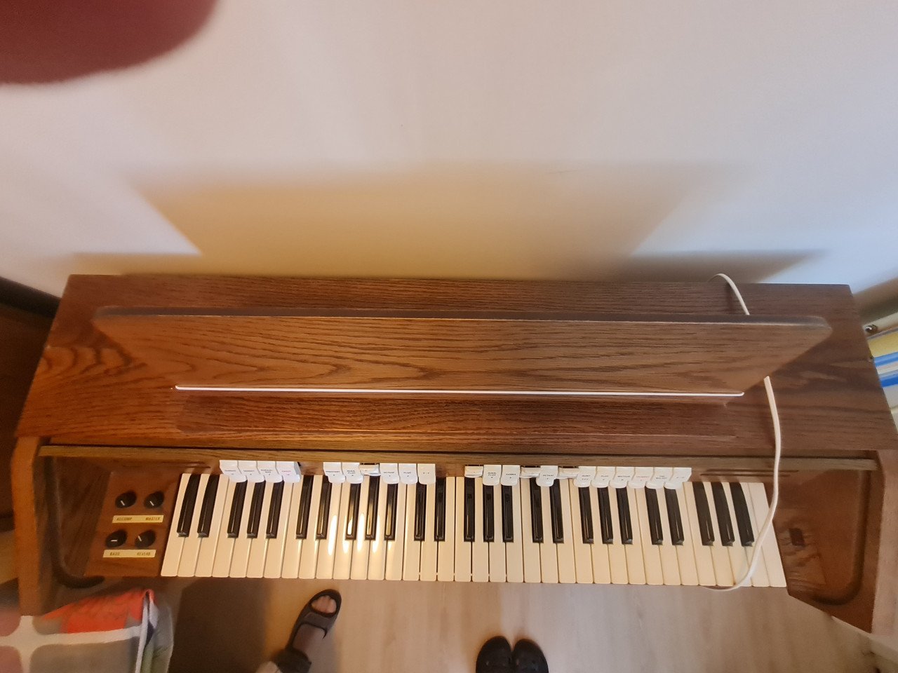 Electrisch orgel, merk Content