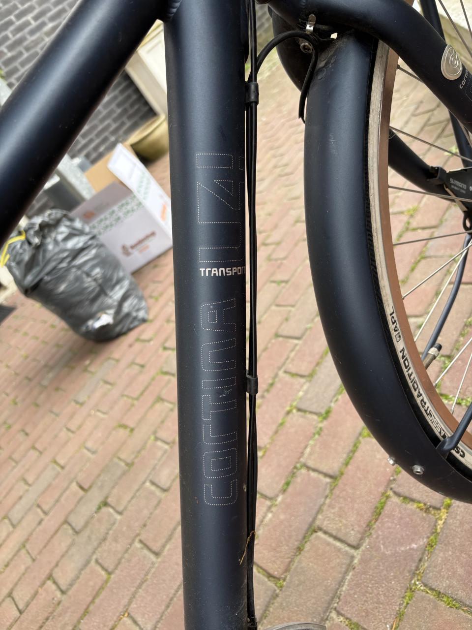 Gereserveerd!Cortina Transport fiets limited edition denim 2016 opknapper!