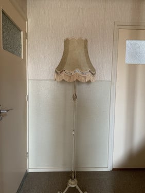 Staande lamp met kap