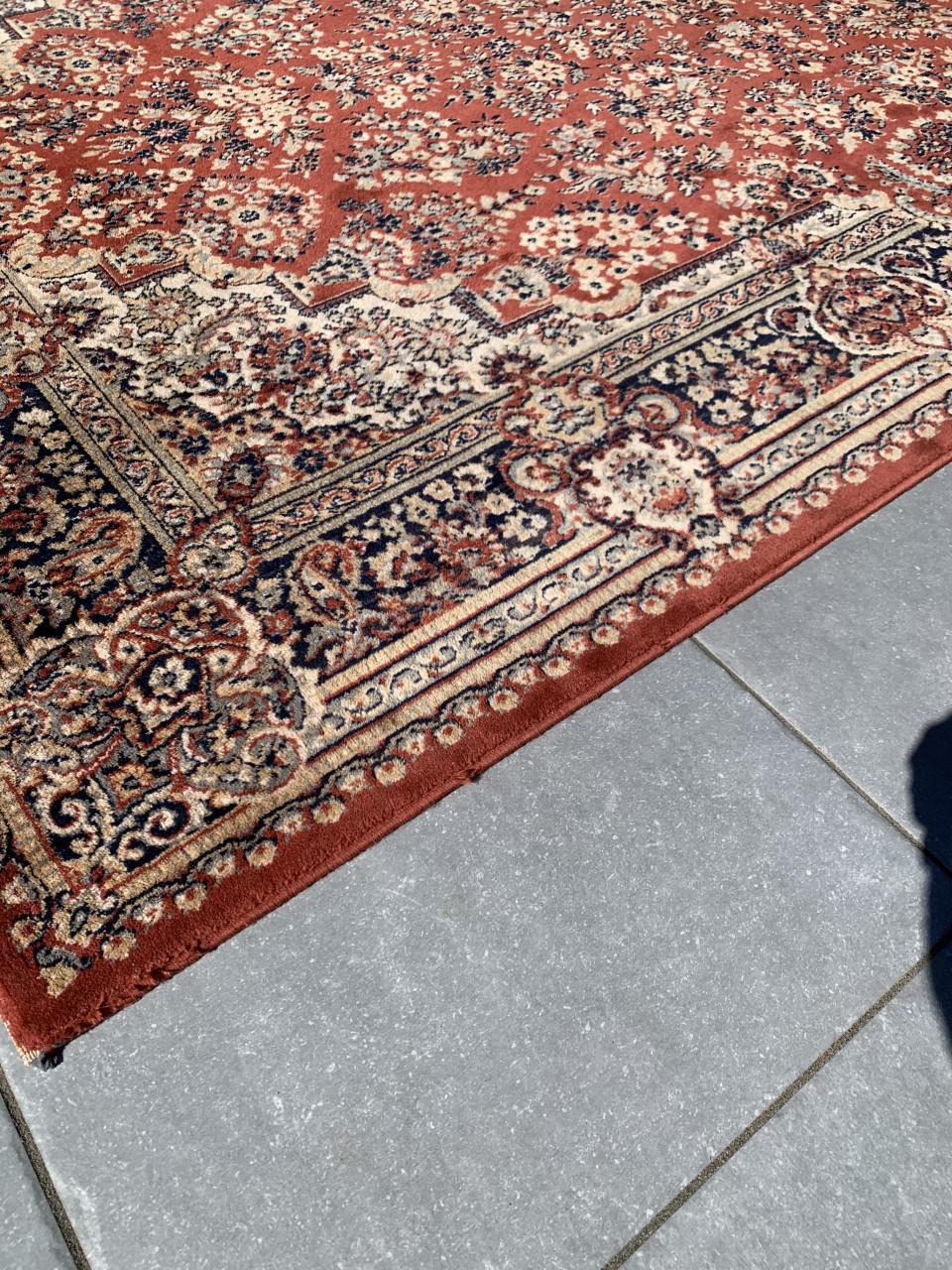 ✨Super Leuk Sfeervol Vintage Vloerkleed Zuiver Scheerwol ✨