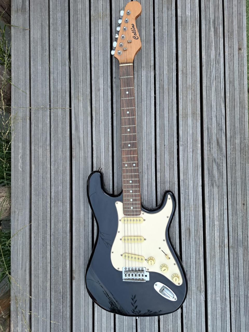 Collins gitaar stratocaster-model 6 snaren